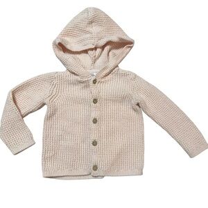 Carters Knit Sweater Peach Baby Girl 12 Months